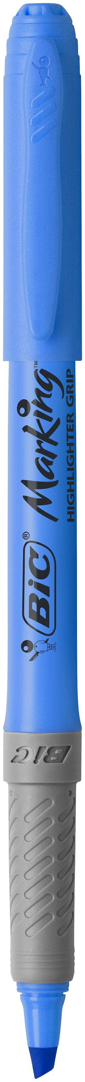 Surligneur highlighter grip bleu