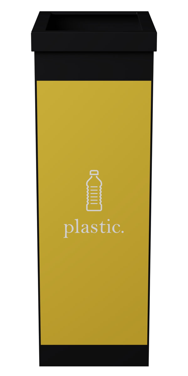 Corbeille tri selectif plastique
