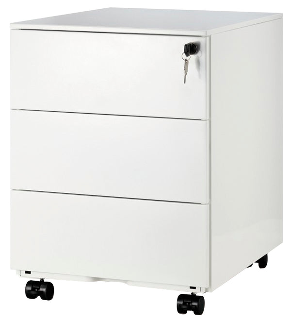 Caisson mobile 3 tiroirs pro blanc