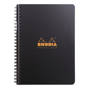 Cahier répertoire adressbook reliure spirale a5 160p