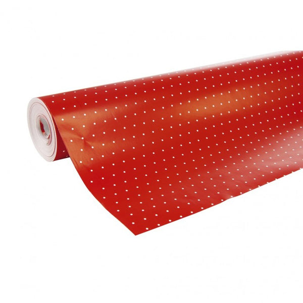 Papier emballage cadeaux 0,70x50m -poisrouge
