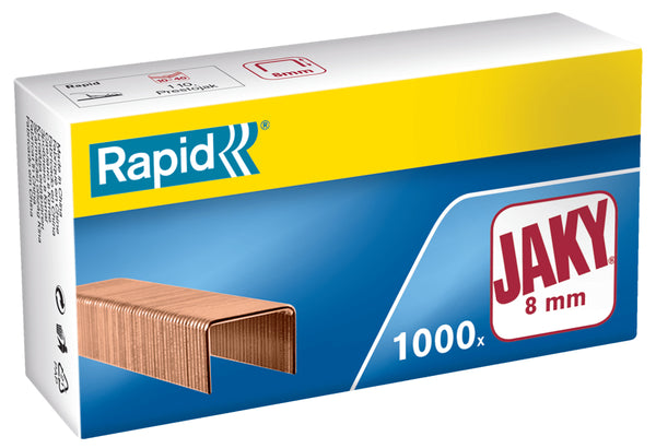 Agrafes jaky 8 mm - boîte de 1000 unités