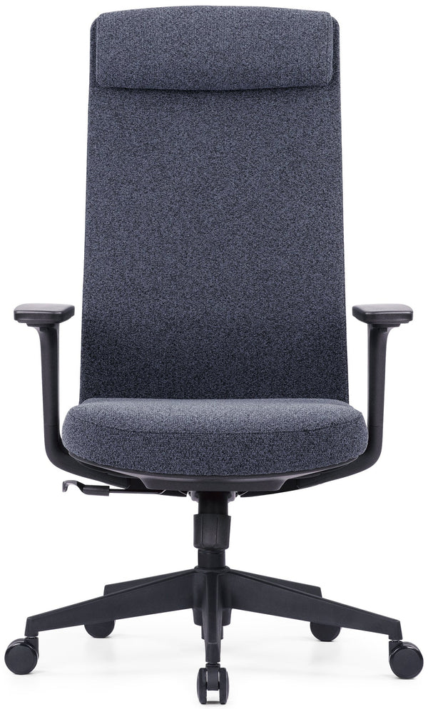 Fauteuil synchrone tissu gris binic