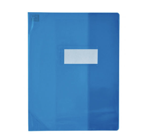 Protege-cahier 17x22 15/100e bleu