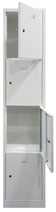 Vestiaire monobloc 1 colonne 4 cases