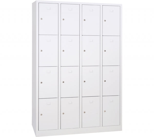 Vestiaire monobloc 4 colonnes 16 cases