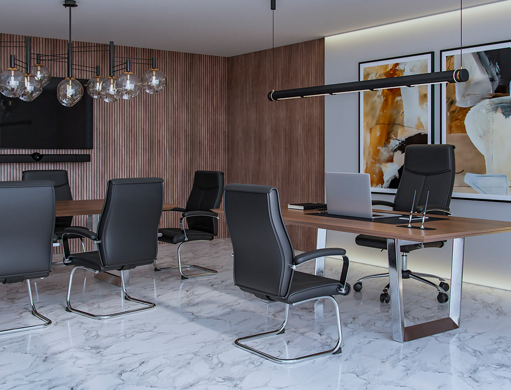 Fauteuil Direction Q-Connect Modena Noir Ergonomique