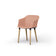 Fauteuil accueil Scott-rose poudré