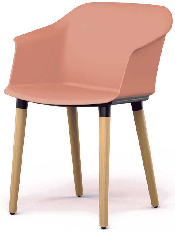 chaise d accueil - rose poudré
