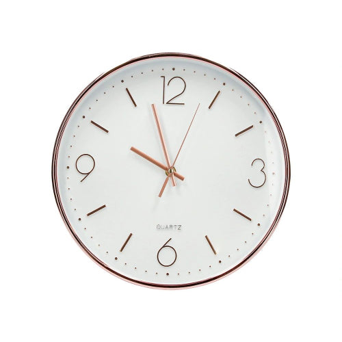 Horloge murale qc 30cm vx rose