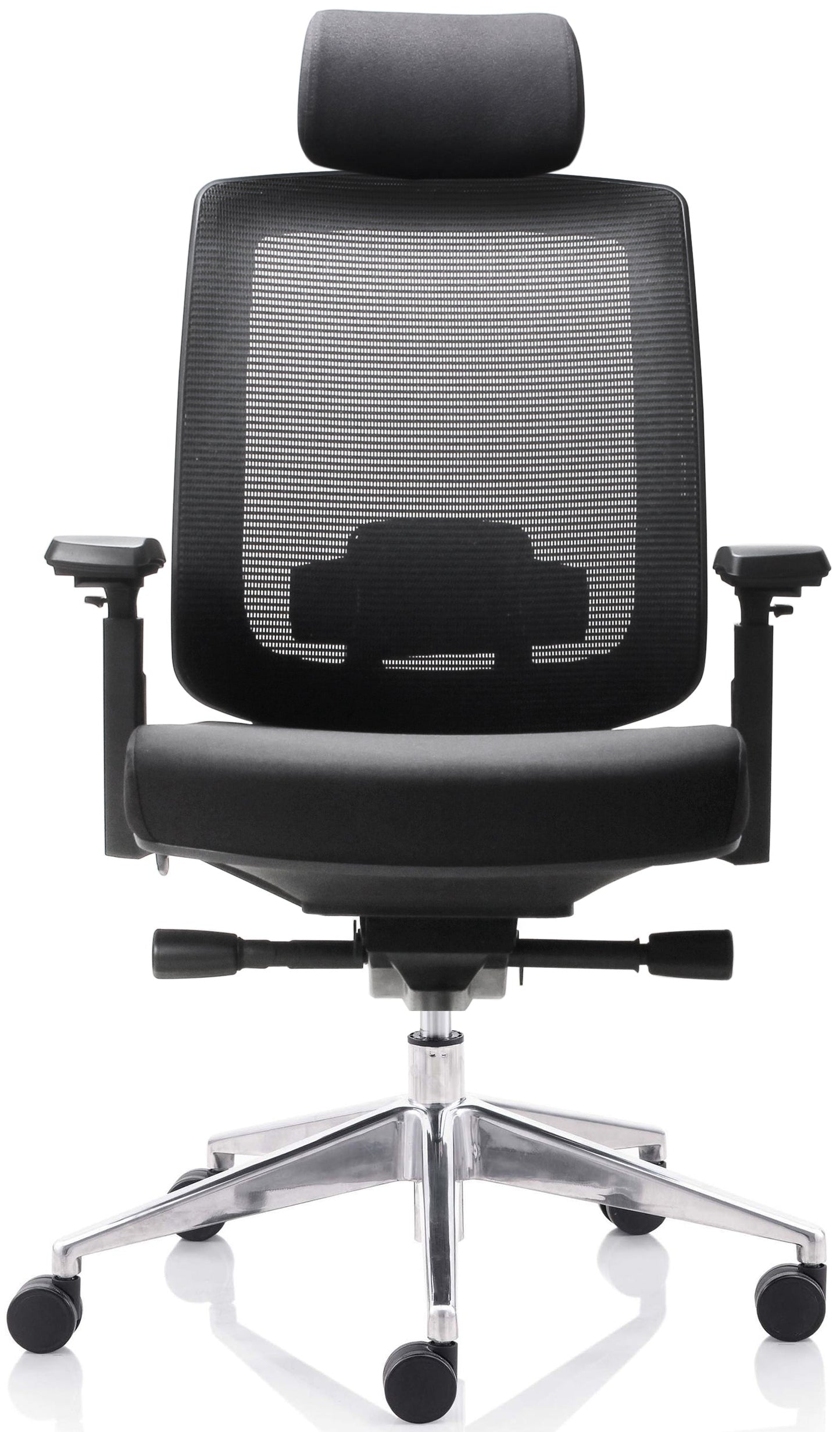 Fauteuil teckne resille noir