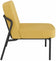 Fauteuil visiteur Medso S Rond - Confort et Durabilité - Jaune - 1 place