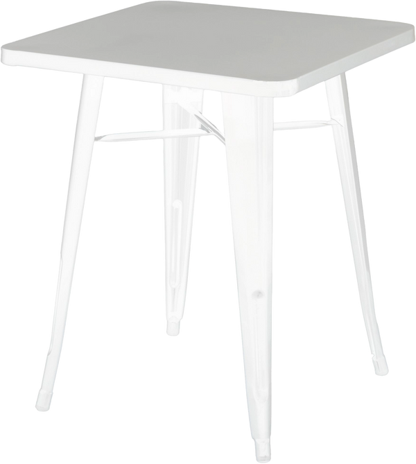 Table pour exterieur - Acier Galvanisé 60x60 cm