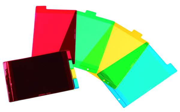 Intercalaires A5 4 trous 4 positions pvc cristal