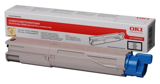 Cartouche Toner oki oki noir 2500p - compatible c3300n/c3400n
