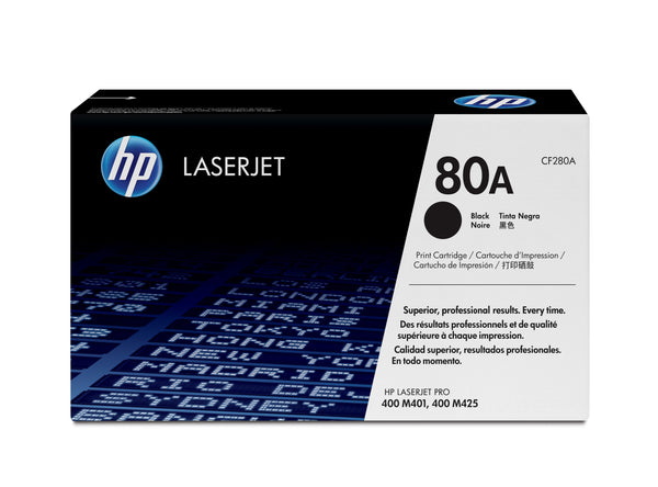 Cartouche toner HP noir cf280a - rendement 2560 pages