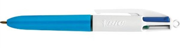 Stylo bille 4 couleurs mini - pointe medium rétractable
