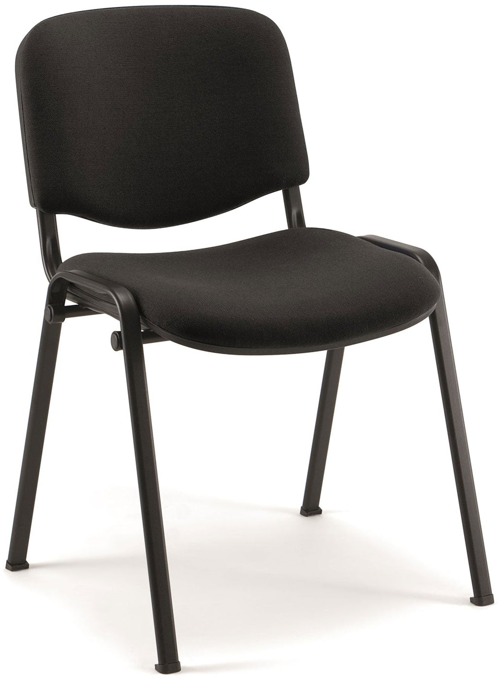 Chaise visiteur pied noir noir