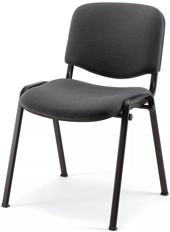 Chaise visteur pied noir anthracite