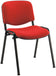 Chaise visiteur p / noir rouge