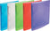 Classeur polypropylène 4 anneaux-30 a4 crystal col