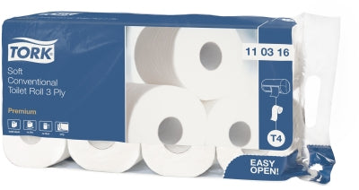 Papier toilettes 3 plis 72 rouleaux