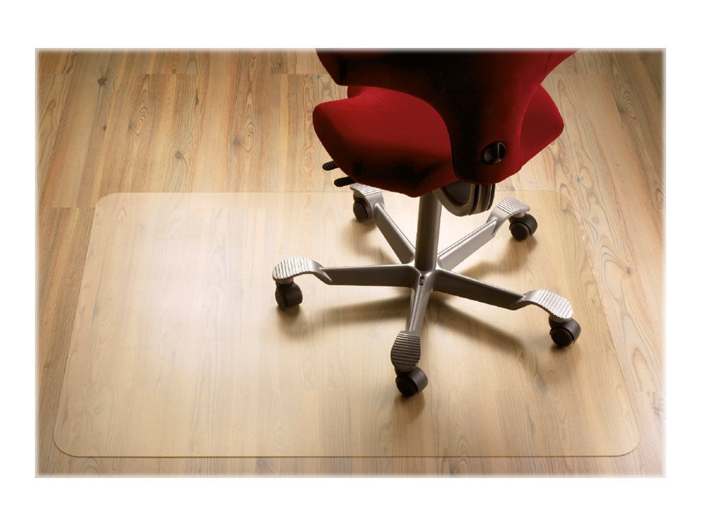 Tapis sol dur transparent 90x120 pour roulettes de siege