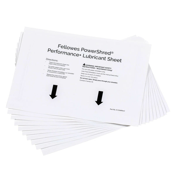 Feuilles de lubrification destructeurs -lot de 10