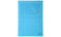 Pochettes coins fenetre 120g bleu paquet 25