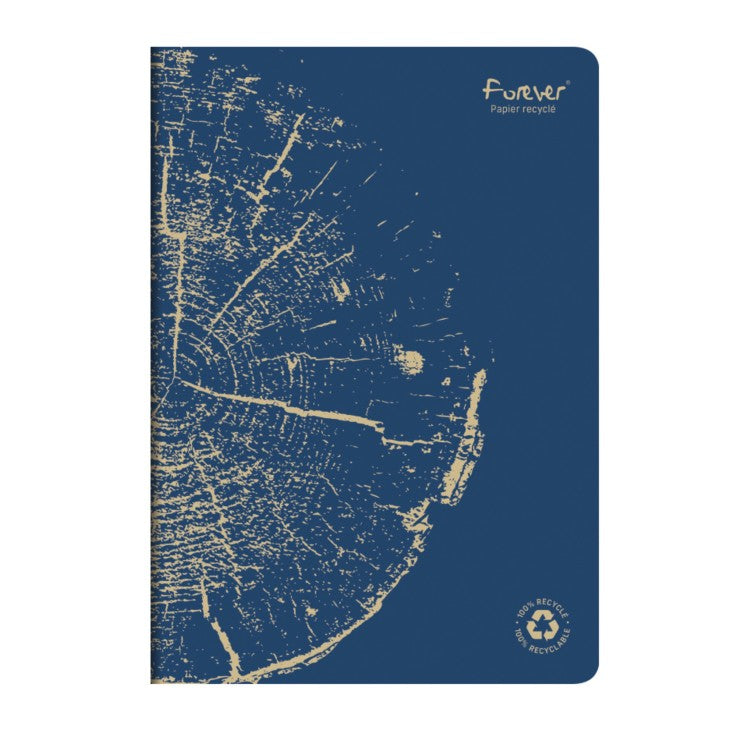 Cahier piqué FOREVER 100% recyclé A4 96 pages ligné