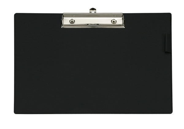 Porte bloc avec pince A4 -paysage -noir