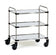Chariot inox 3 plateaux - Dimensions 1000 x 600 mm