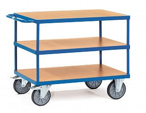 Chariot de transport 600 kg - 3 Plateaux 1200x800 mm