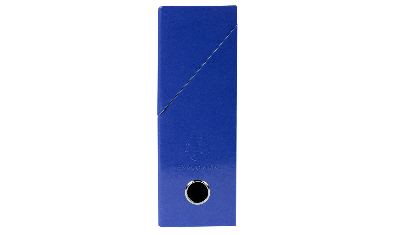 Boite de transfert 25x33mm dos 90mm pelliculé- bleu foncé