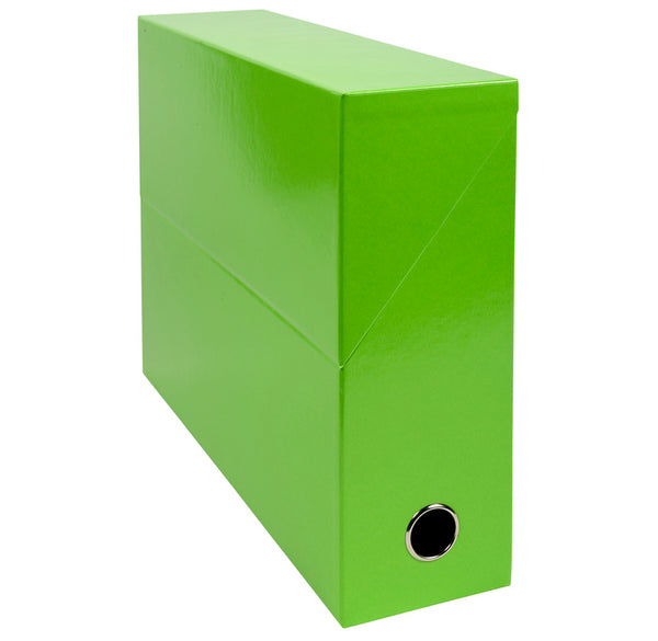Boite de transfert 25x33mm dos 90mm pelliculé-vert anis