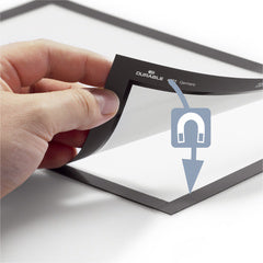 Cadre d'affichage magnétique DURAFRAME A3 argent