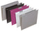 Dossiers suspendus trendy polypro a4- lot de 5 assorties