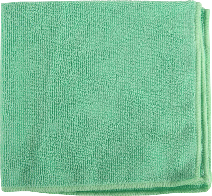 Lavette microfibre 230g 38x38 -lot de 5-verte