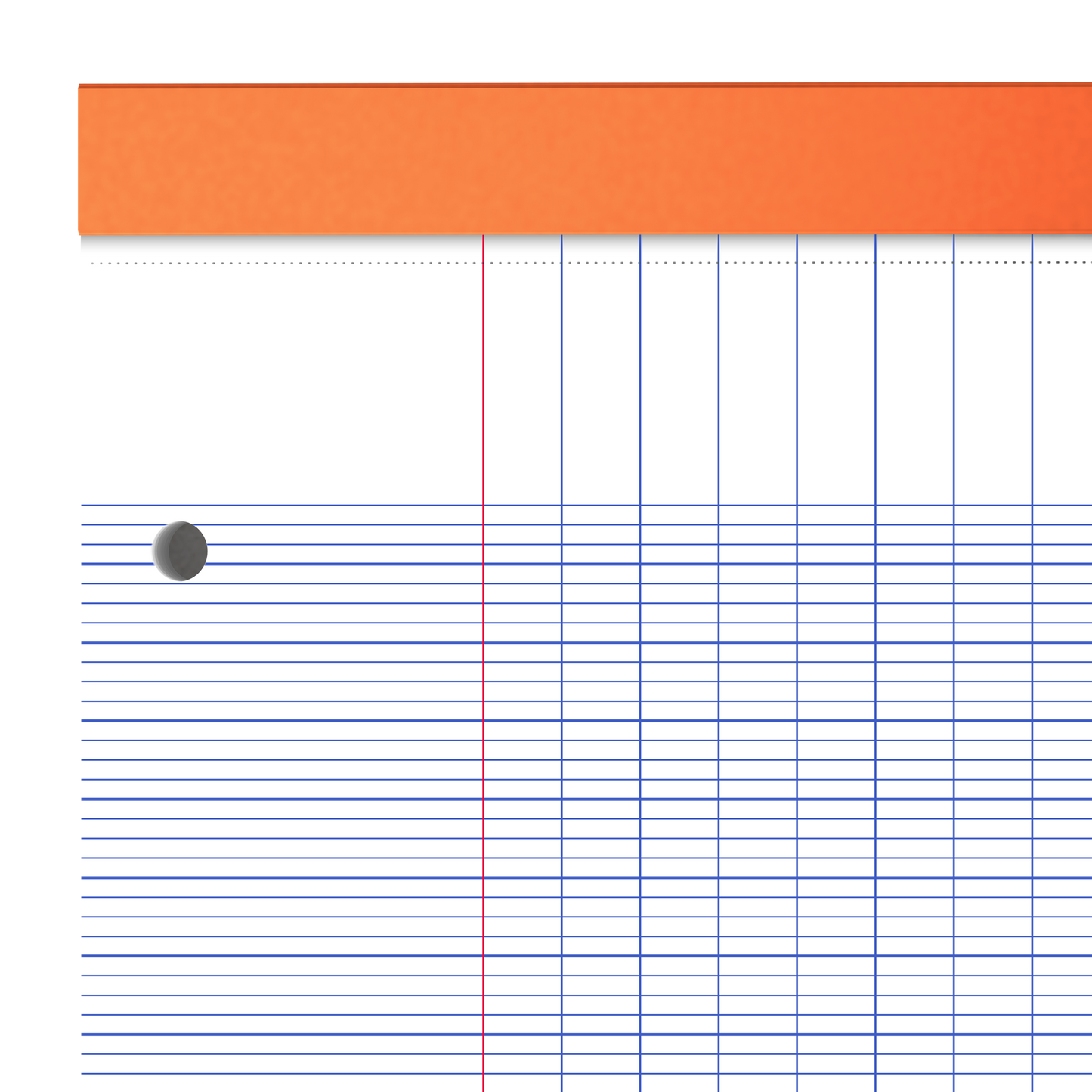 Bloc oxford orange 210X315 160pages Perforés -seyes