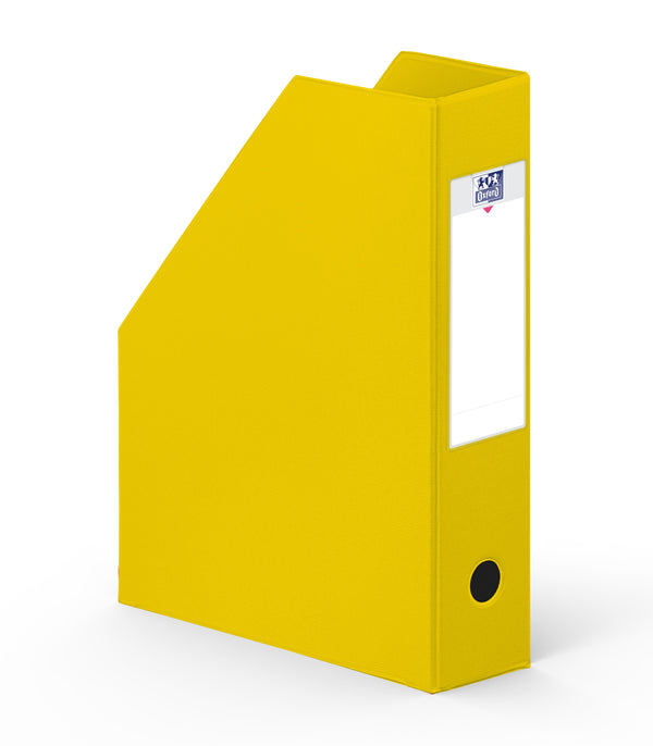 Boite classement pan coupe pvc d.7cmjaune