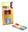 Index post-it strong 3 couleur 25x44mm couleurs classiques