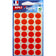 Pastille adhésive 15mm orange- sachet de 168