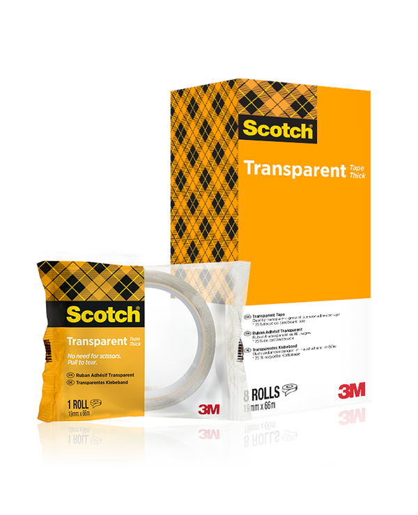 Adhésif transparent 19x66 scotch