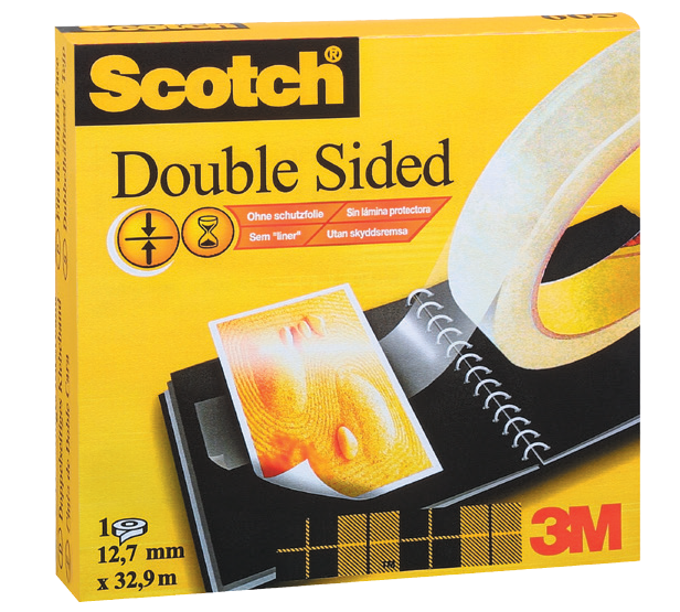 Ruban Adhésif Double Face 12mm x 33m - Haute Performance