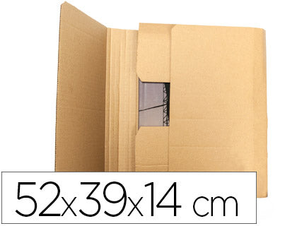 Etui expédition livre 52x39x14 - Pack de 5 unités