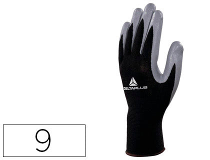 Gants de Protection Taille 9 - Préhension Huileuse EN 388