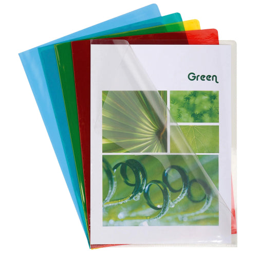 Pochettes Coins A4 PVC - qualité supérieure boite de 100 Assorties