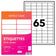 Étiquettes 38x21.2mm - Auto-adhésives Écologiques