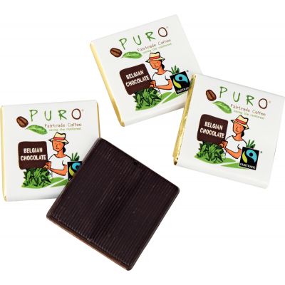 Carrés de Chocolat Noir - 58% Cacao, Lot de 250
