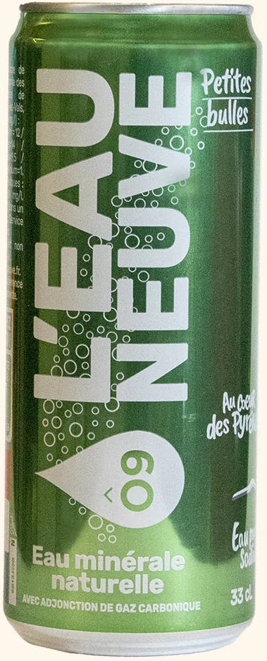 Eau Minérale Pétillante 33cl - Canette Pratique